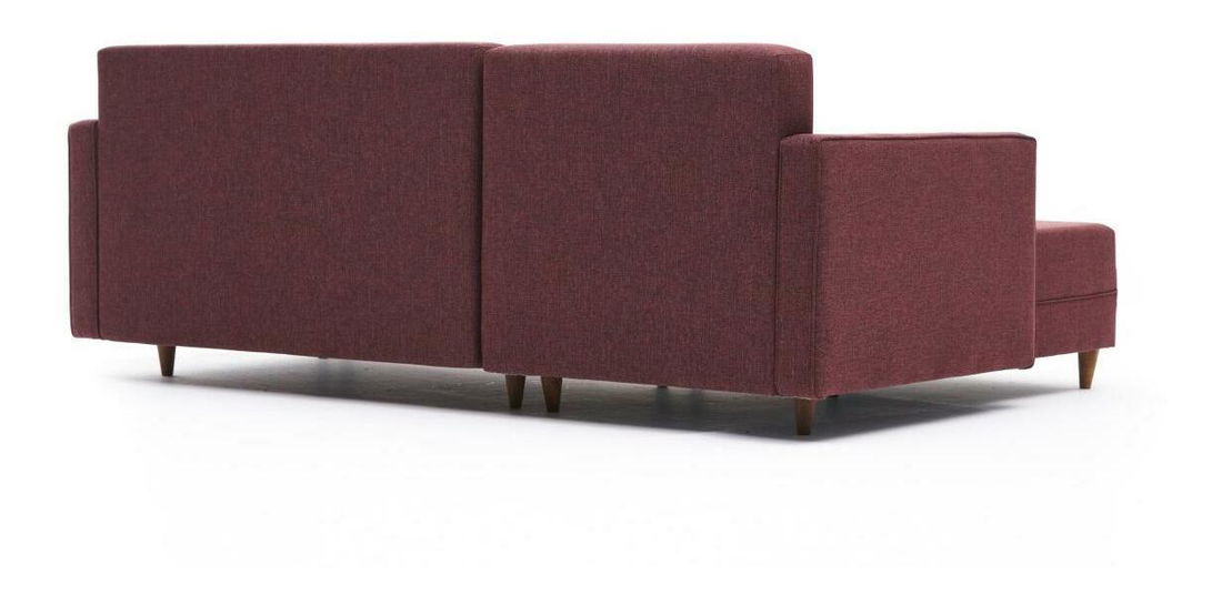 Rohová sedačka Adam (L) (červená)