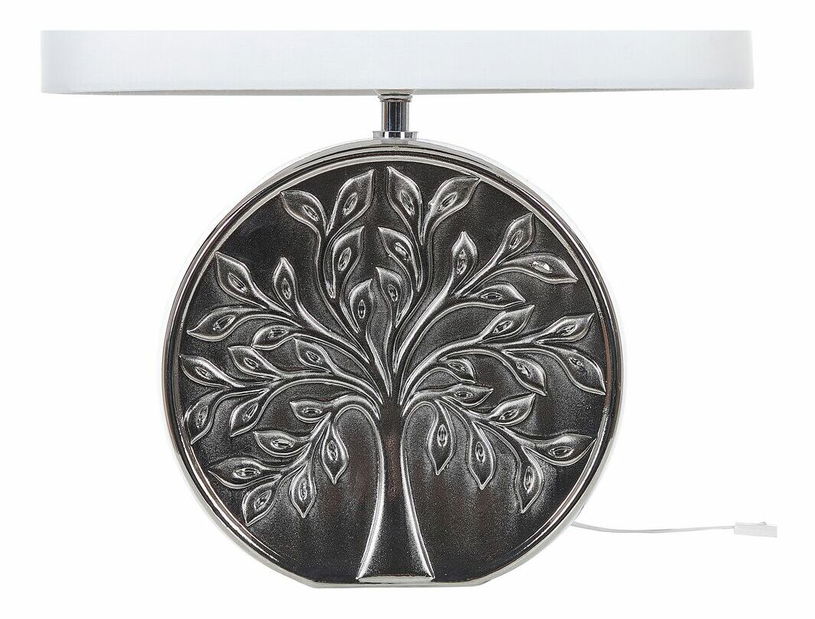 Stolní lampa Kheza (stříbrná)