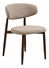 Jídelní židle Lsidinaina 1 (písková + ořech)