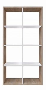 Regál Ramix 150 (dub sonoma + bílá)