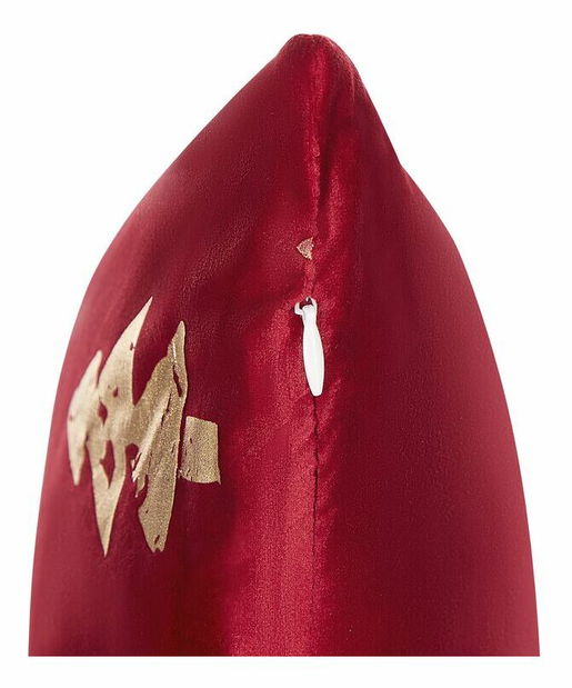 Sada 2 ozdobných polštářů 45 x 45 cm Cupo (červená)