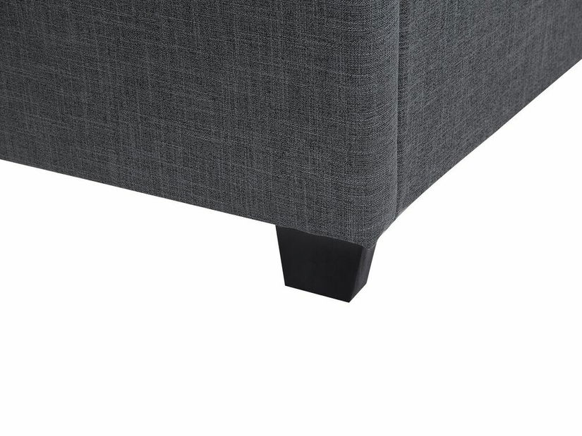 Manželská vodní postel 160 cm Blas (šedá) (s roštem a matrací)