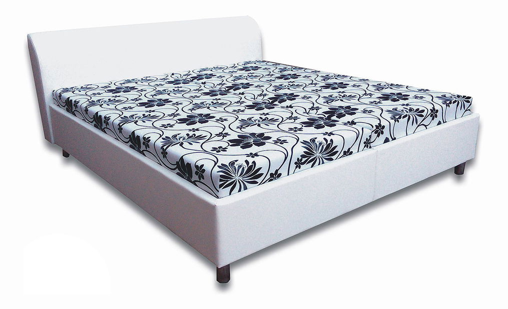 Manželská postel 160 cm Renata 3 (s pružinovými matracemi)