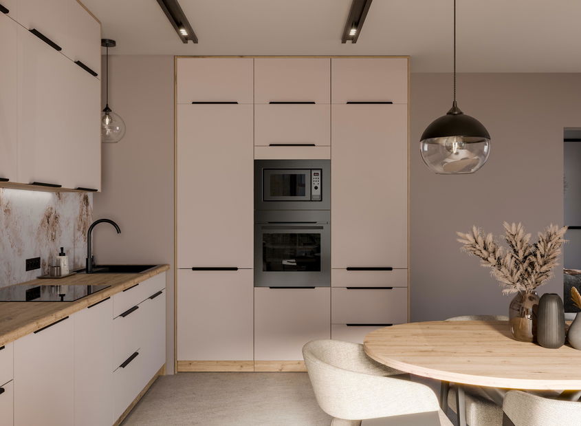 Horní kuchyňská skříňka Sayla 60 GU-36 1F (kašmír + dub artisan)