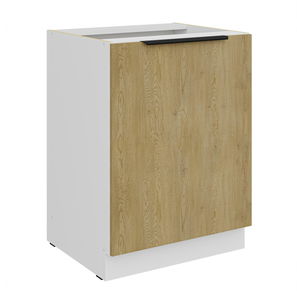Dolní kuchyňská skříňka Carminia 60 D 1F BB (dub cremona + bílá)