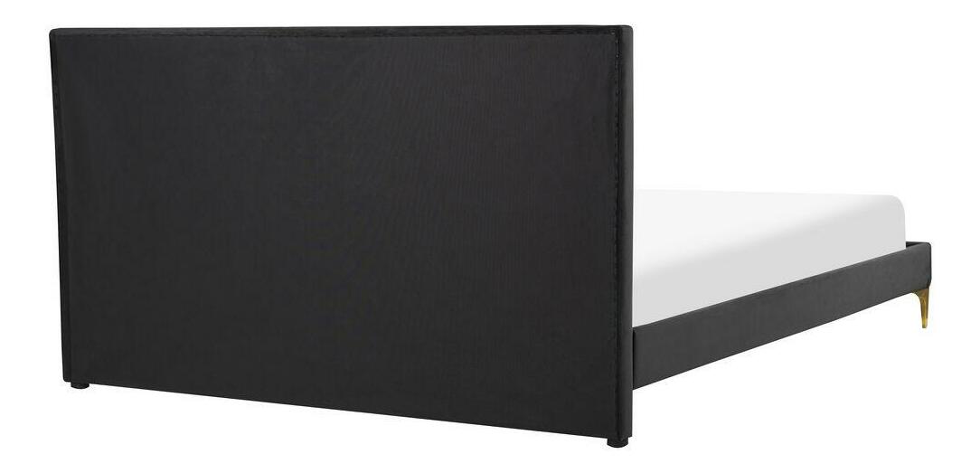 Manželská postel 160 cm Linux (černá)