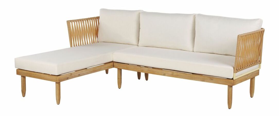 Zahradní sestava Crema (světlé dřevo)