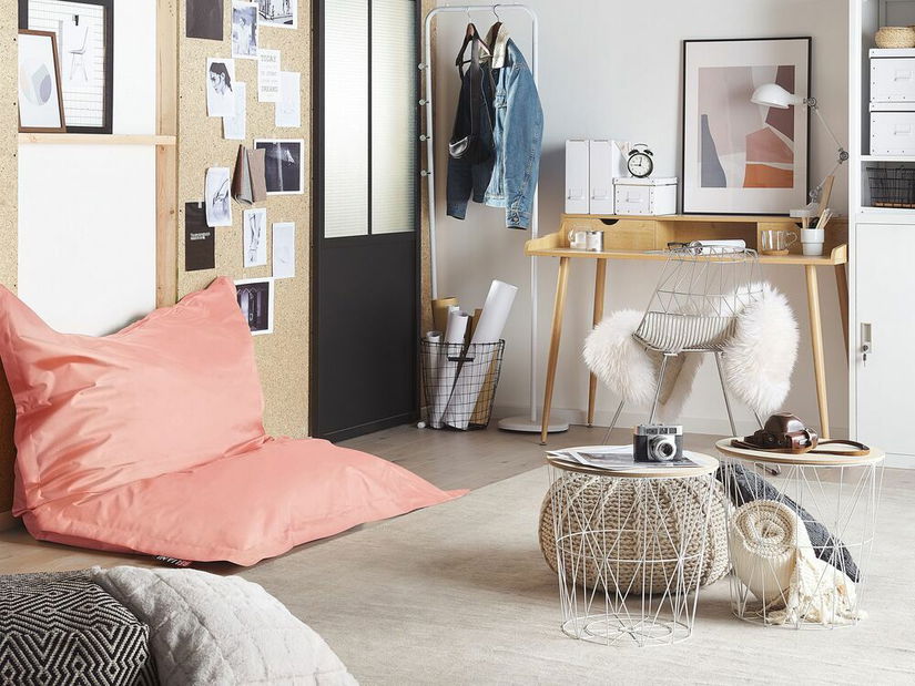 Sedací vak 180x140 cm Nyder (růžová)