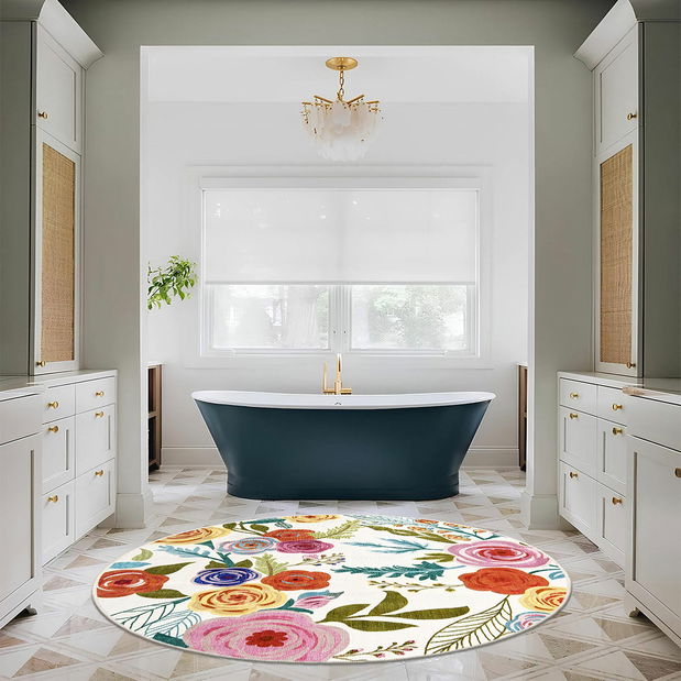 Koberec 90 x 90 cm Kecke 68 (krémová)