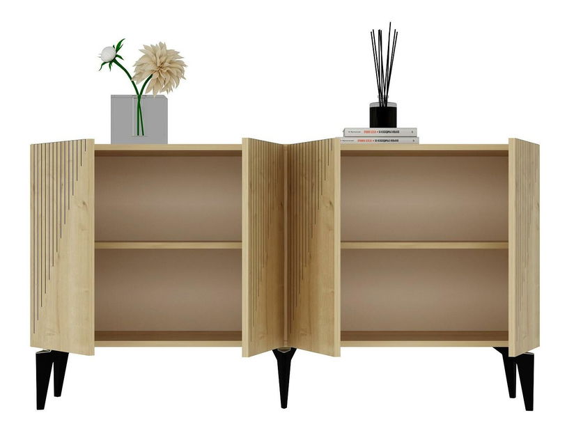 Skříňka Tomune 3 (dub safírový)