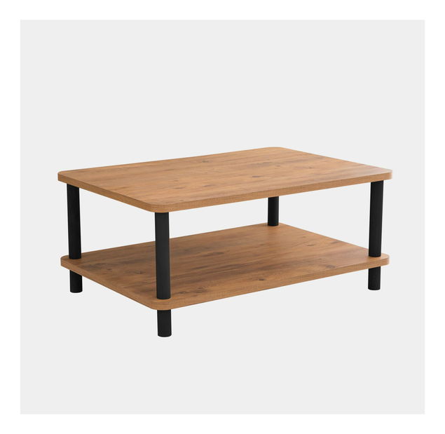 Konferenční stolek Ryder (černá + atlantická borovice)