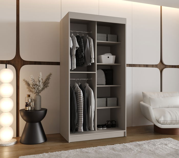 Šatní skříň 100 cm Lulu (kašmír)