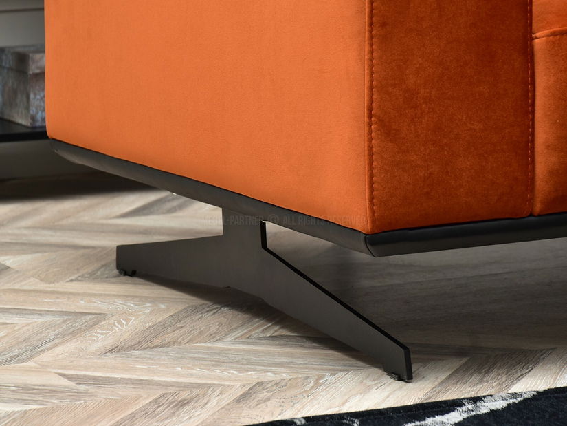 Rohová sedačka Números (černá)