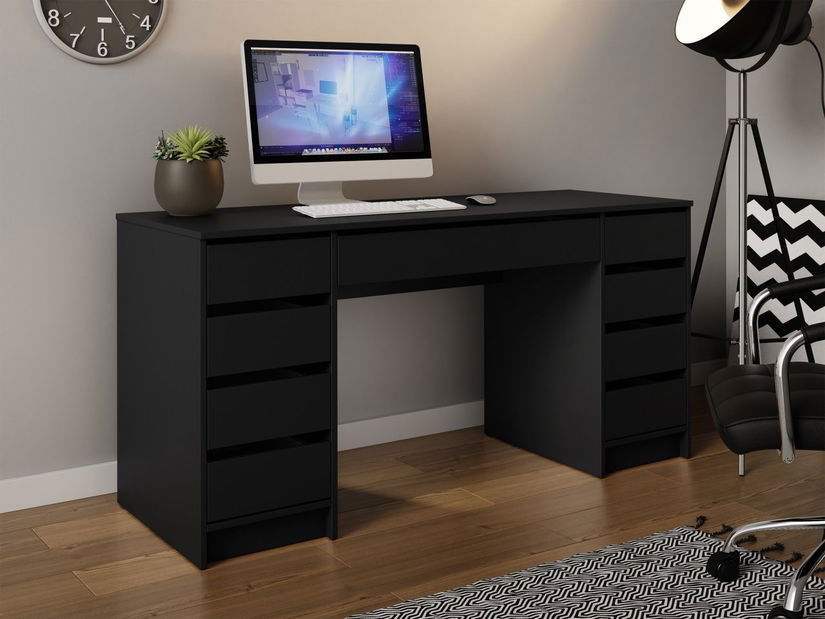 Toaletní stolek Heranor (černá)