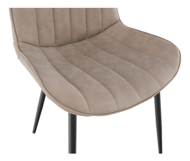 Jídelní židle Halana (šedohnědá)