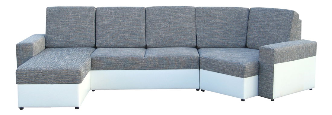 Rohová sedací souprava Benato (L) (spodní část z koženky)