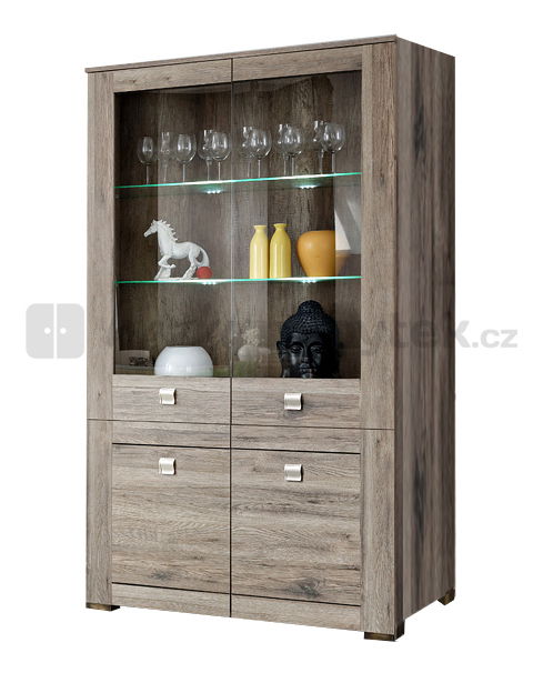 Vitrína Pirmont 24 SR MO 30 (s osvětlením)