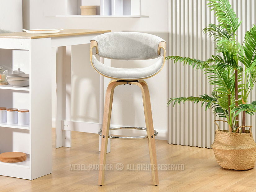 Židle Bjorn H (jasan + chromová)