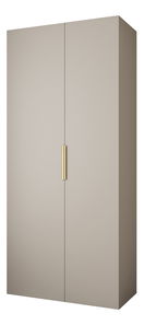 Šatní skříň 110 cm Carmela 40-4 (kašmír + zlatá)