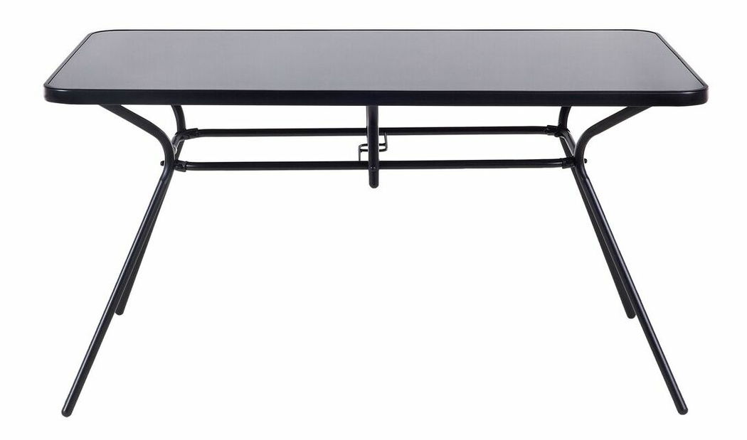 Zahradní jídelní sada Love (černá) (6 židlí)