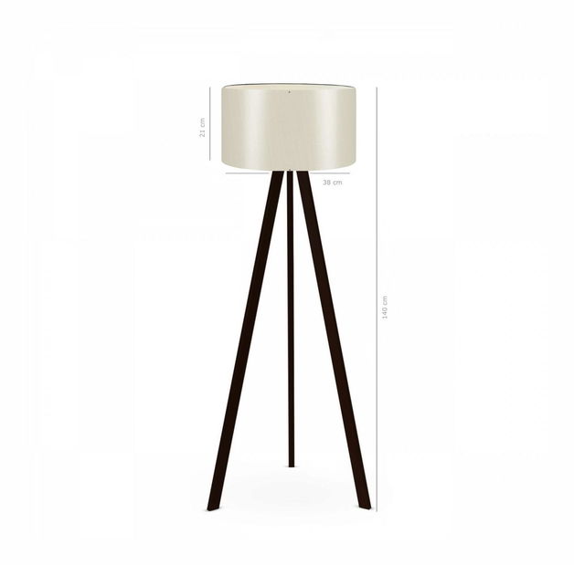 Stojanová lampa Amorekko 5 (krémová + černá)