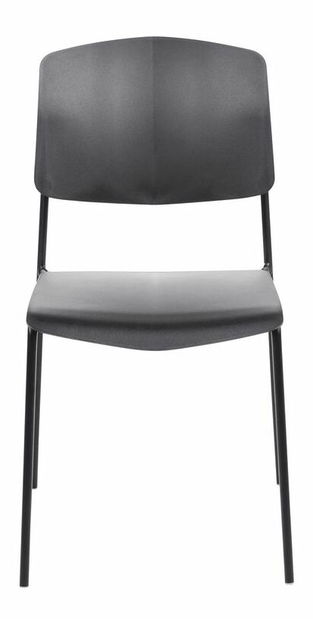 Set 4 ks jídelních židlí Augustino (černá)