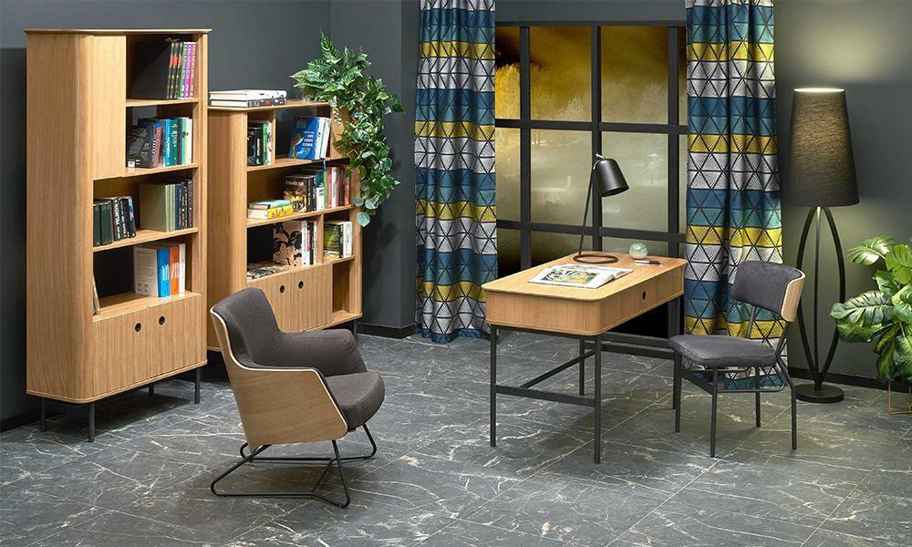 Pracovna Sommer 1 (dub přírodní + černá)