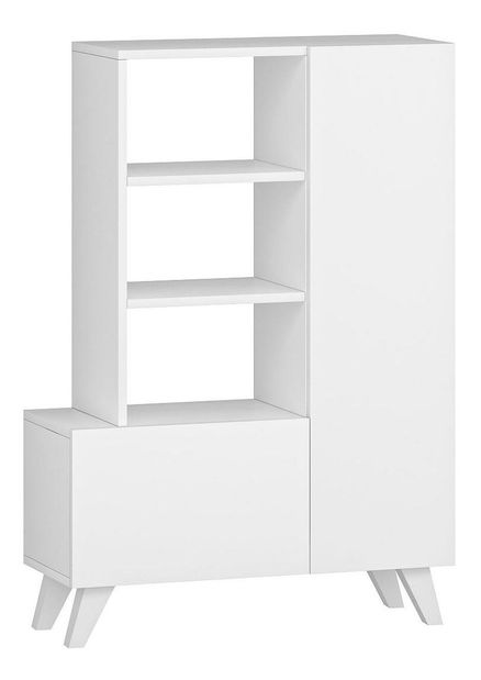 Botník (skříňka na boty) Pudoka (bílá)