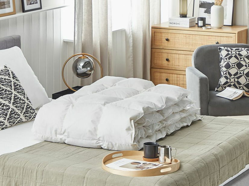 Přikrývka 155 x 220 cm Henderson (bílá)