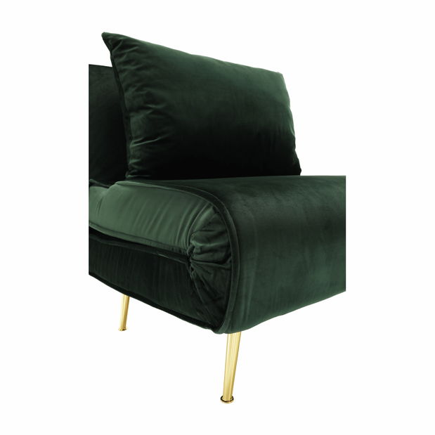 Rozkládací křeslo Milla (zelená)