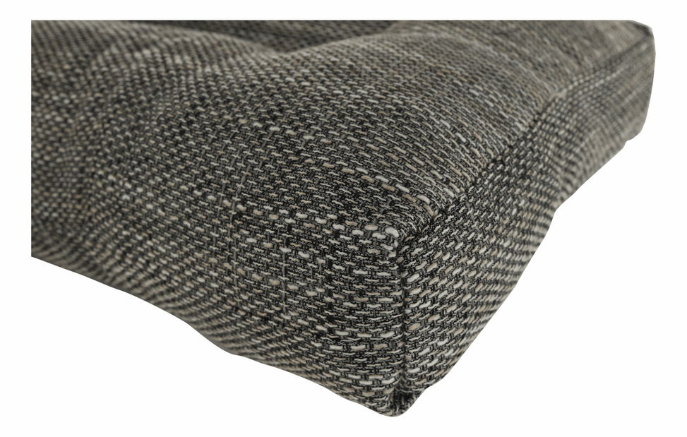 Rohová sedací souprava ve tvaru U Stalira (bílá + šedohnědá)