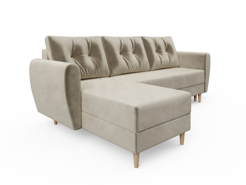 Rohová sedací souprava Palermo (béžová) (L)