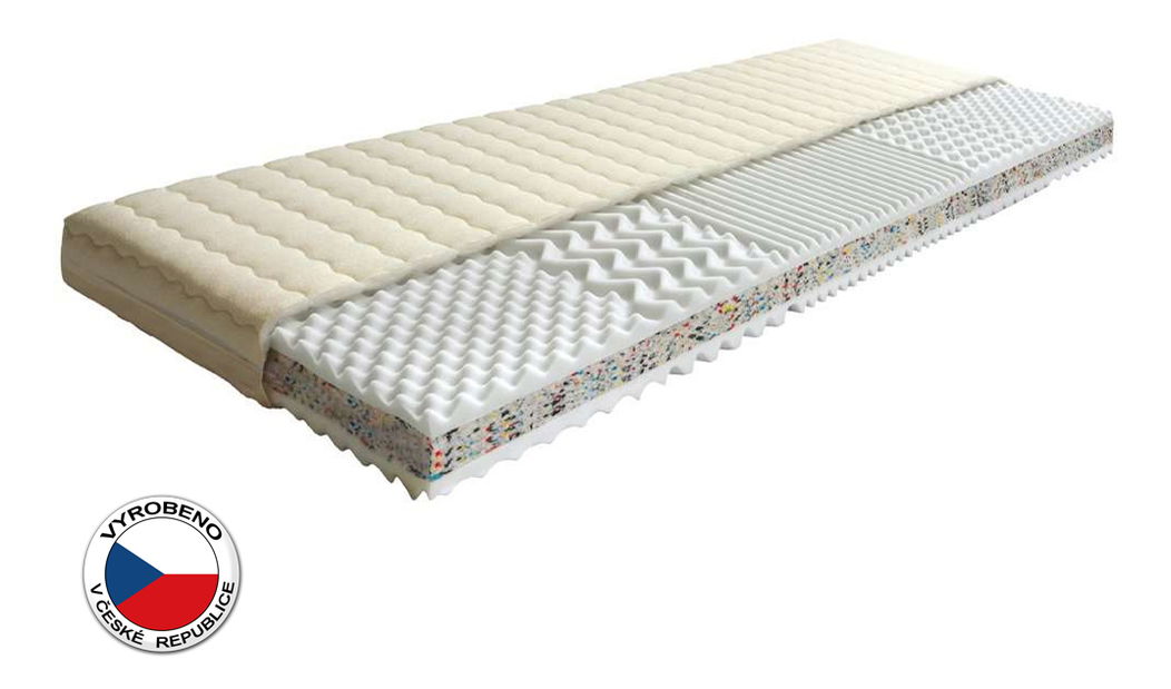 Pěnová matrace Triflex Plus Atypický rozměr (cena za 1 m2) (T3)