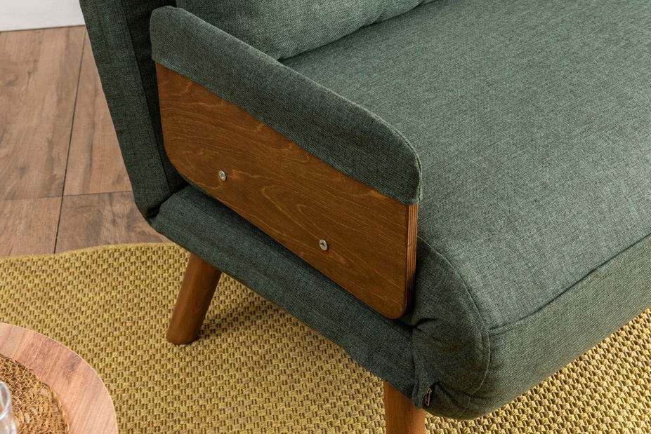 Pohovka dvousedačka Como P (zelená)