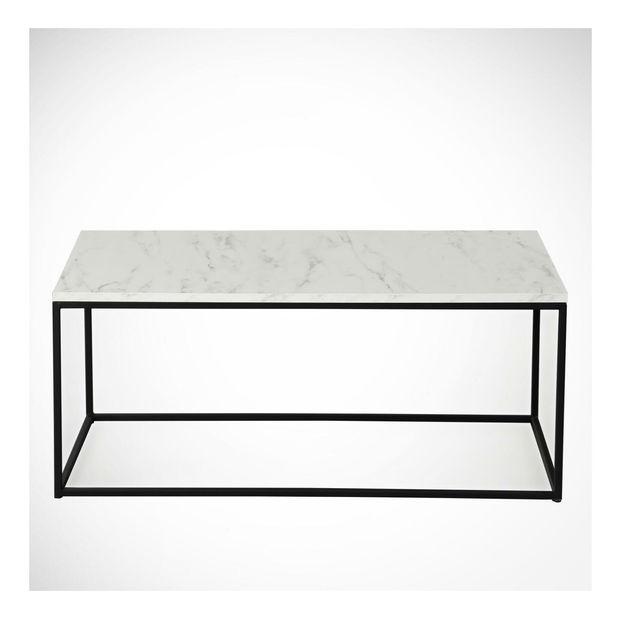 Konferenční stolek Cosca (bílá + černá)