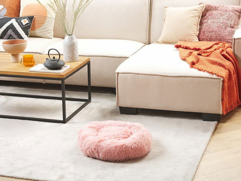 Pelíšek pro psa 50 x 50 cm- Kuna (růžová)