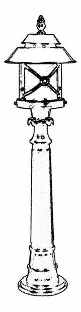 Venkovní podlahové svítidlo Demmi (černá + bílá)