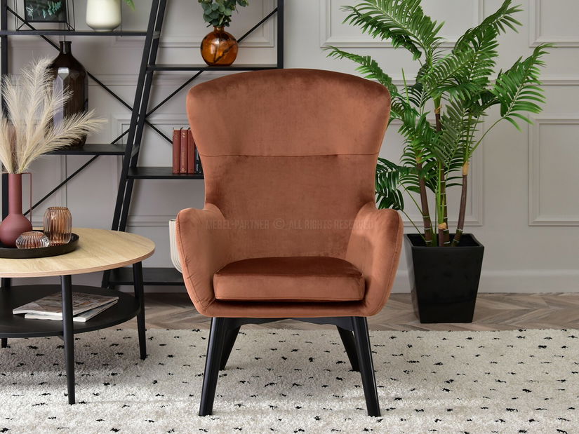 Křeslo Léto (měděná + buk)