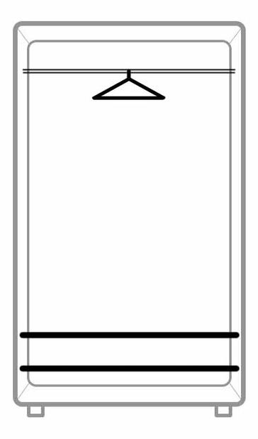 Šatní skříň Thornham 4D