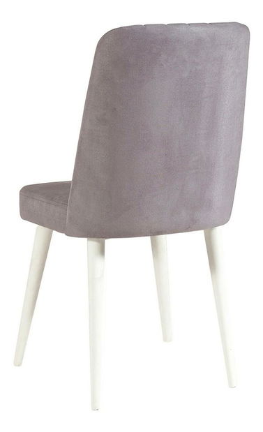 Jídelní set Vlasta 5 (bílá + šedá) (pro 4 osoby)