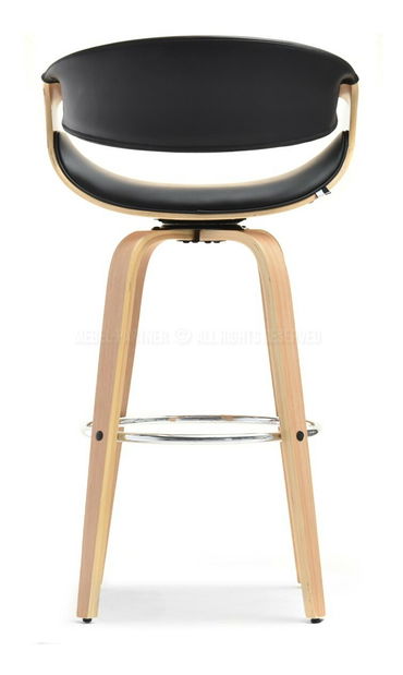 Židle Bjorn H (dub černý + chromová)