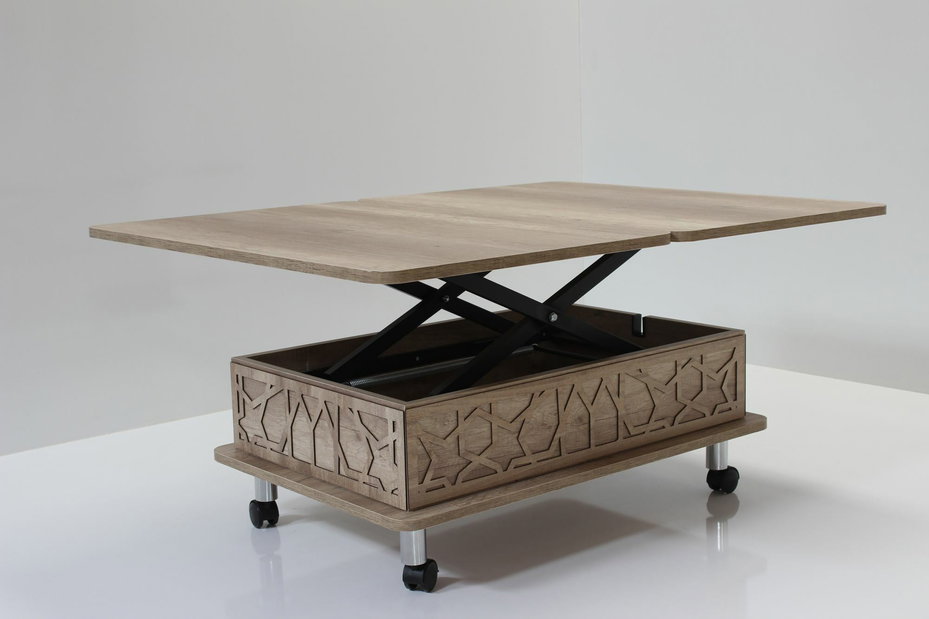 Konferenční stolek Adat (bílá)