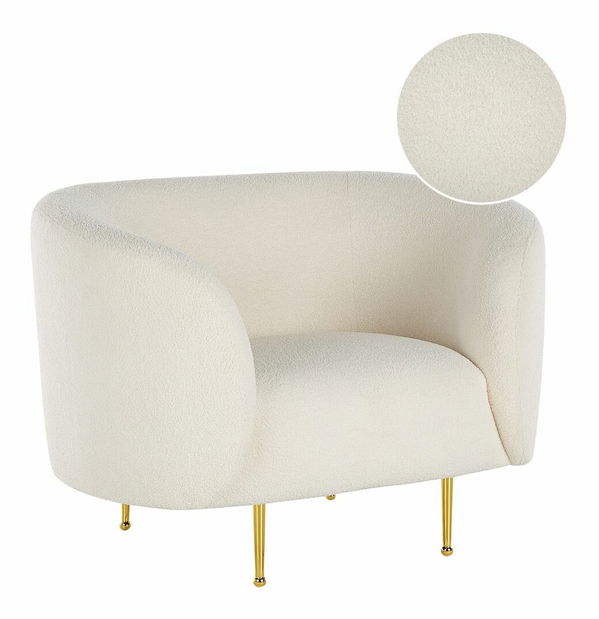 Křeslo Leon (bílá)