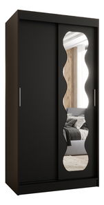 Šatní skříň 100 cm Spock (černá)