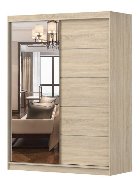 Šatní skříň Viola 05 (dub sonoma + dub sonoma)