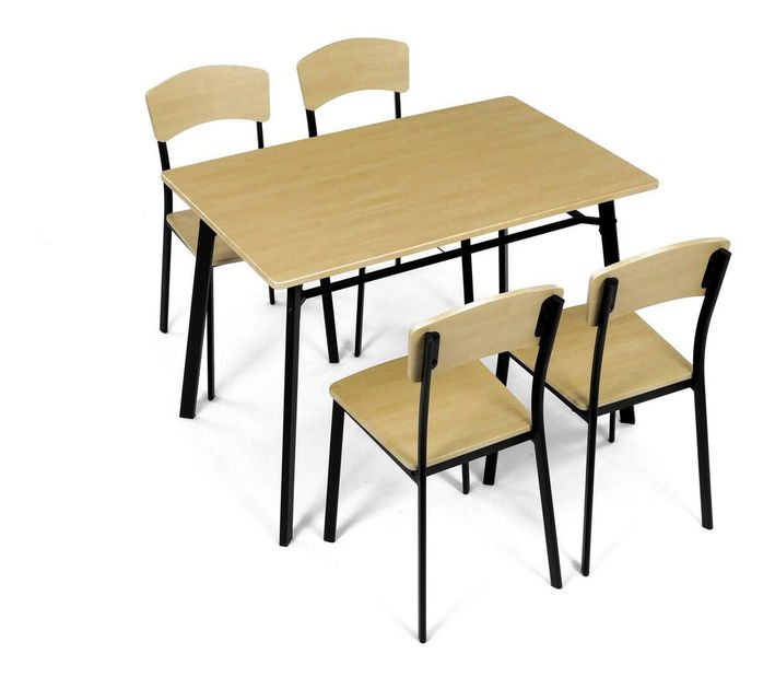 Jídelní set Aeroplano (dub divoký) (pro 4 osoby)