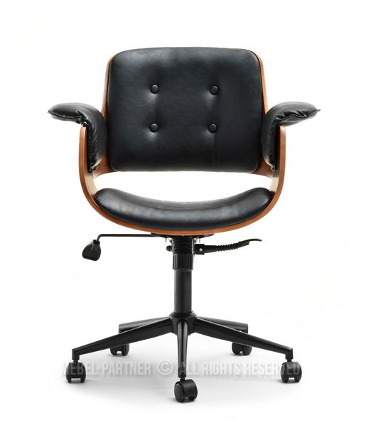 Židle Duckie (ořech tmavý + černá)