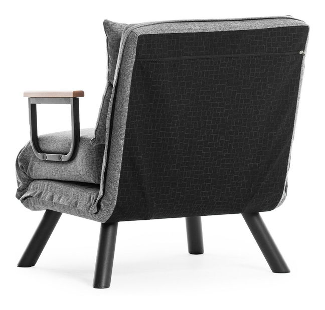 Rozkládací křeslo Sandy (Světlá šedá)