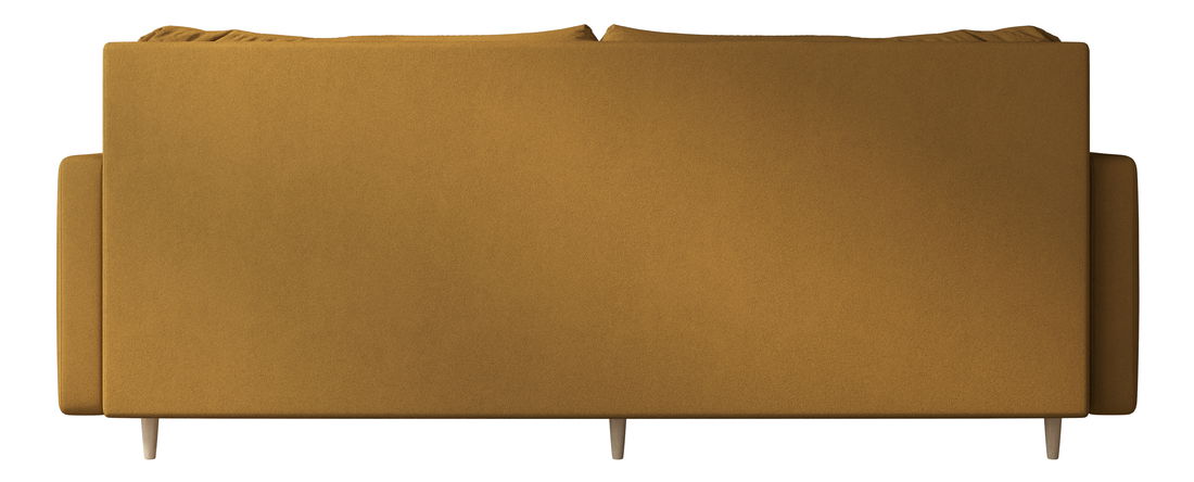 Pohovka dvousedačka Aura (hořčicová)