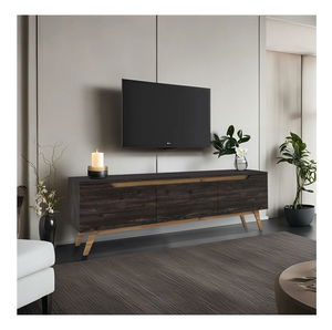 TV stolek/skříňka Dracula (černá + ořech)